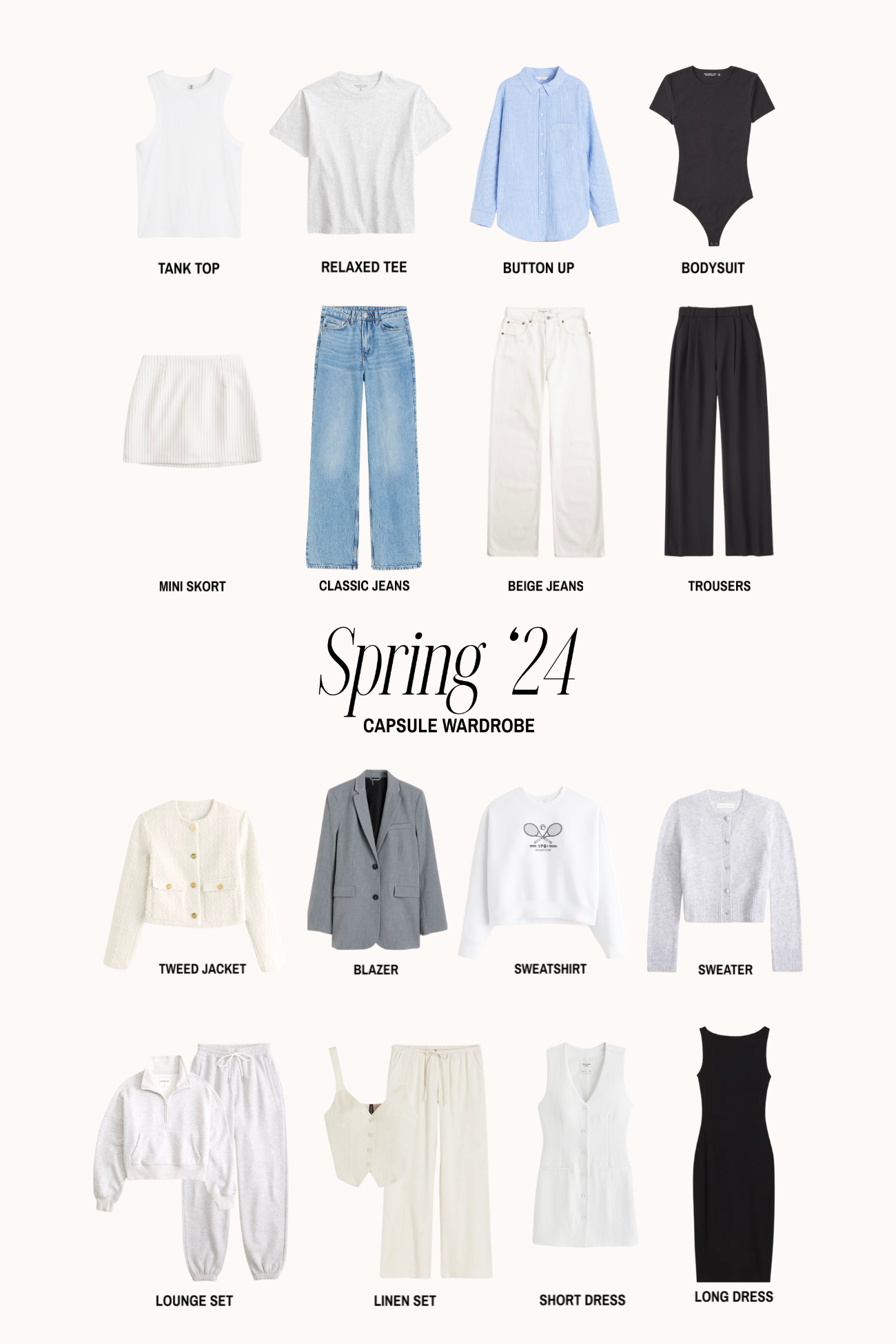 Spring 2024 Capsule Wardrobe | NeutrallyAshlan